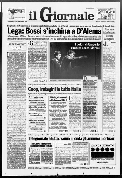 Il giornale : quotidiano del mattino